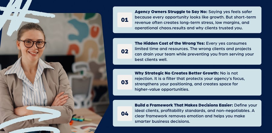 Why "No" Might Be the Most Profitable Word in Your Agency